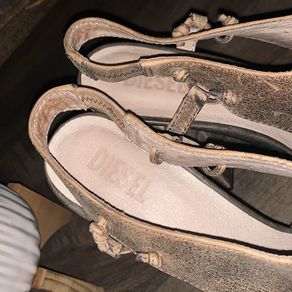 DIESEL LEATHER PLATFORM HEEL - Picture 3 of 11